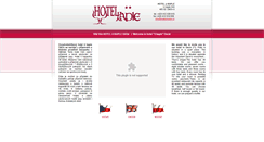 Desktop Screenshot of hotelukaple.cz